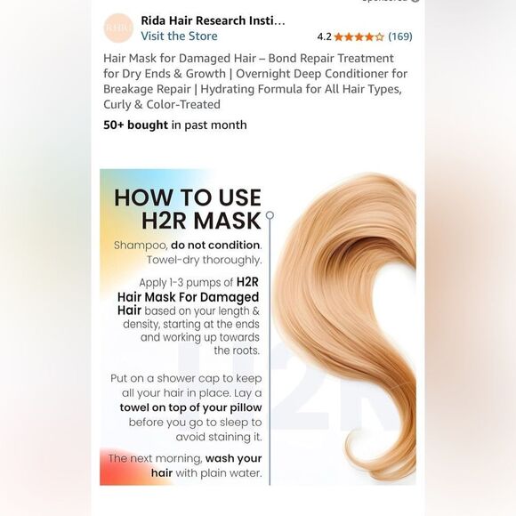 (Barely Used) Hair Bonding Bundle - includes Amika Kure and H2R Masques - Picture 4 of 10